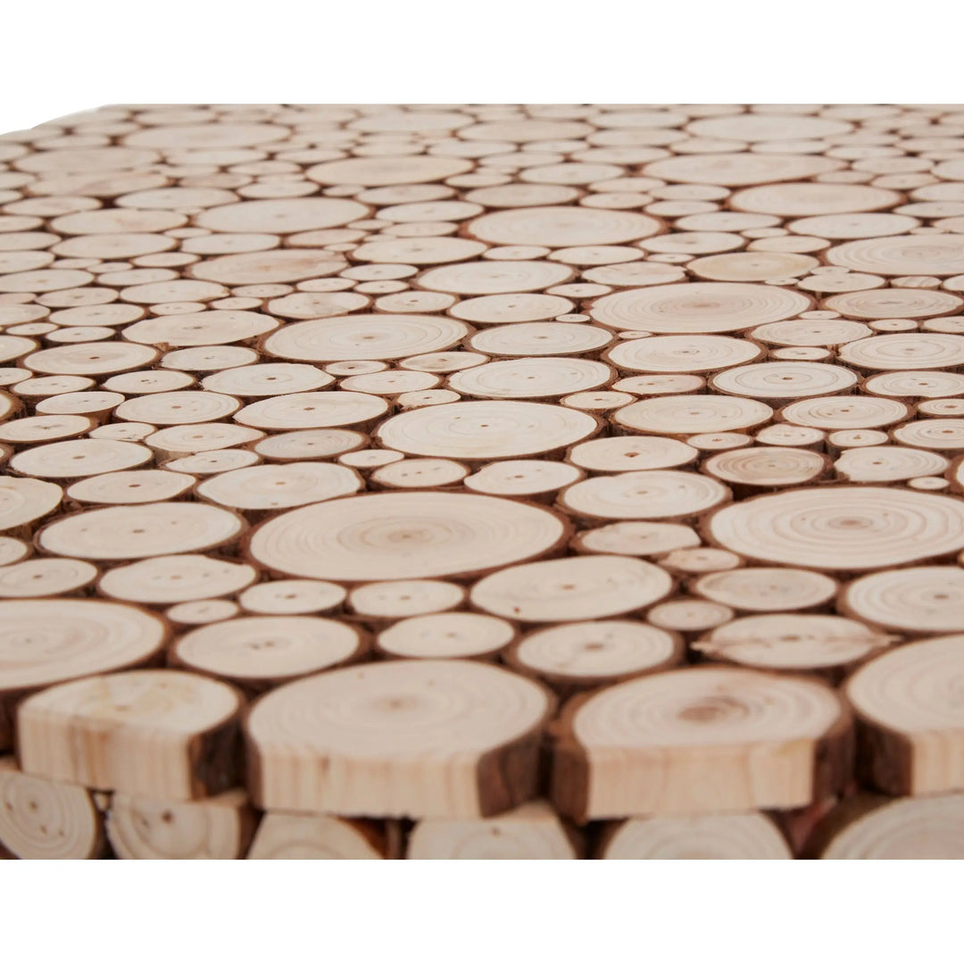 Lucera Wooden Oval Side Table with Hairpin Legs Studio 55