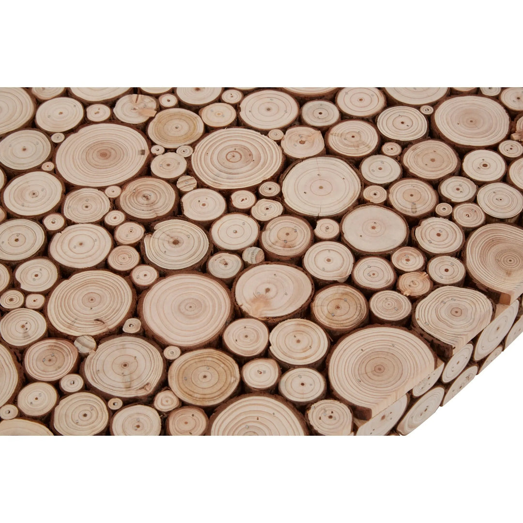 Lucera Wooden Oval Side Table with Hairpin Legs Studio 55