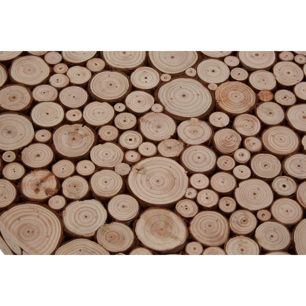 Lucera Wooden Round Side Table with Hairpin Legs Studio 55