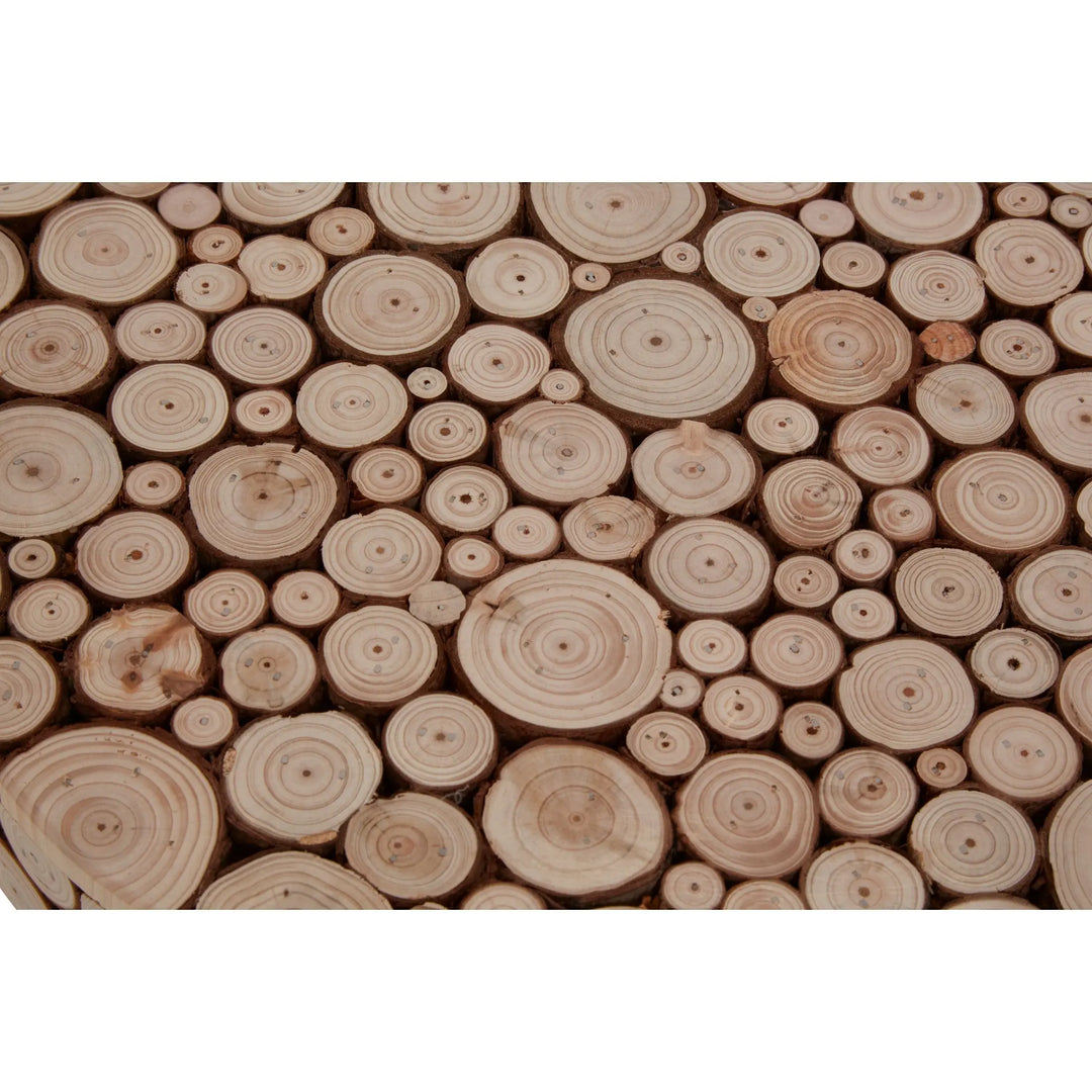 Lucera Wooden Round Side Table with Hairpin Legs Studio 55