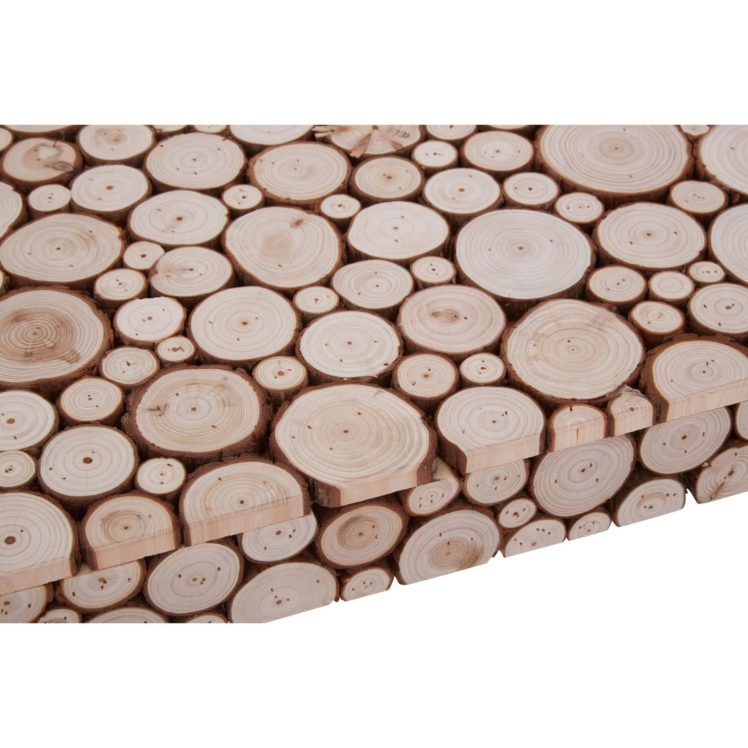 Lucera Wooden Console Table with Black Hairpin Legs Studio 55