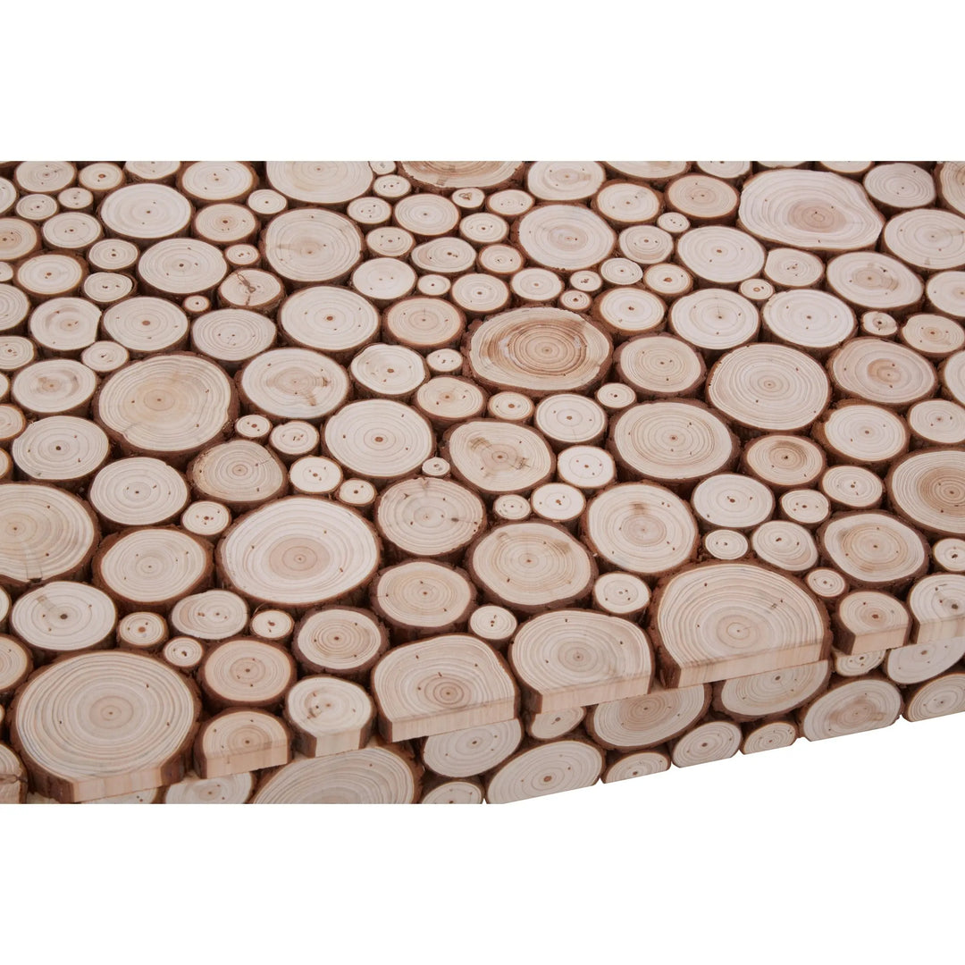 Lucera Wooden Coffee Table with Hairpin Legs Studio 55