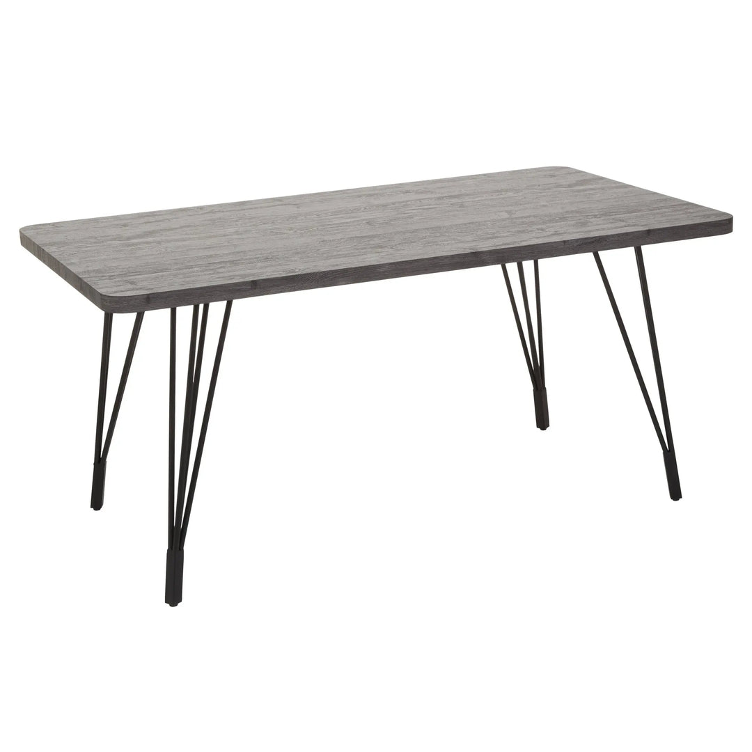 Anura Dark Grey Veneer Dining Table Studio 55