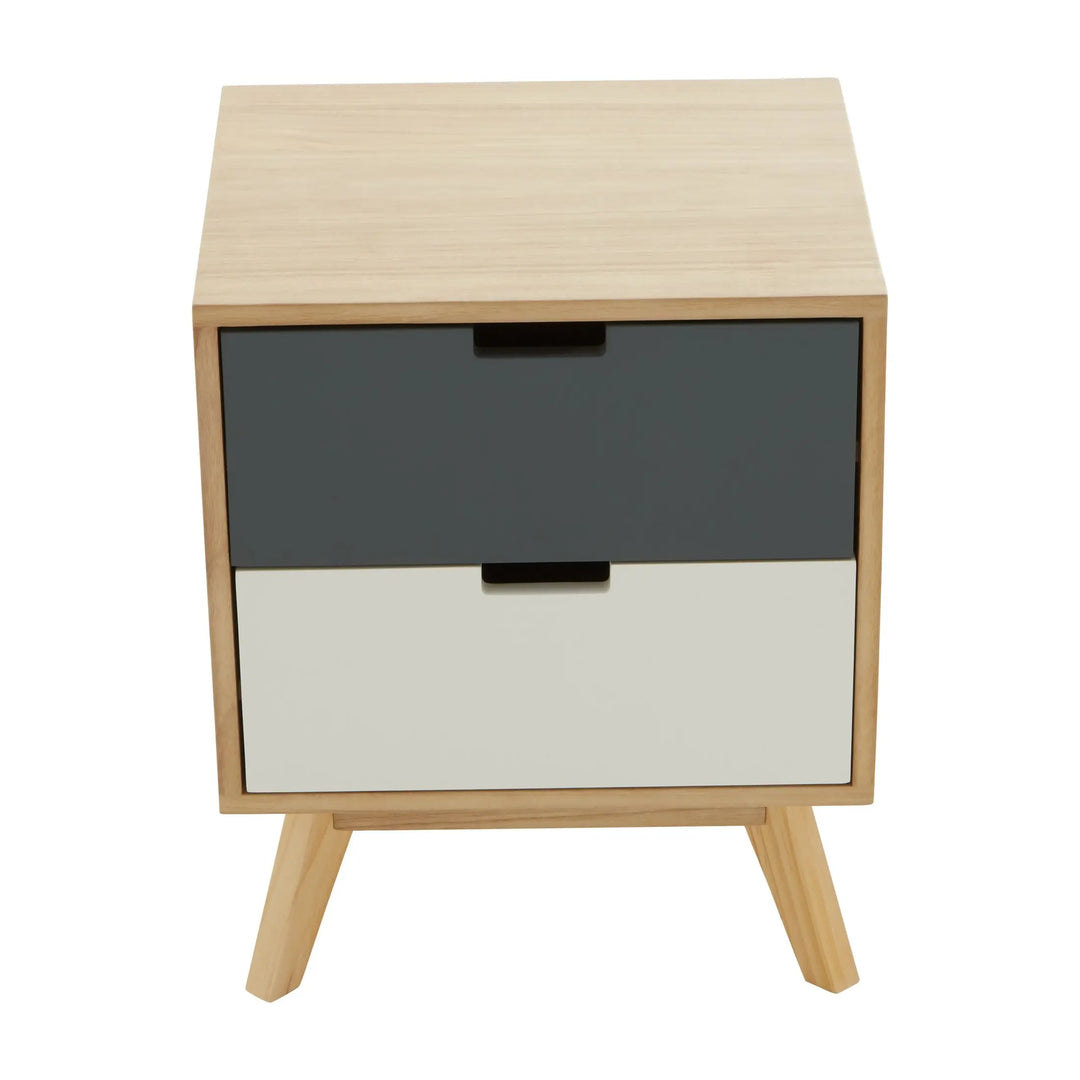 Wilton 2 Drawer Bedside Table Studio 55