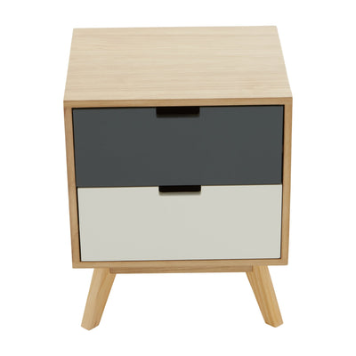 Wilton 2 Drawer Bedside Table Studio 55