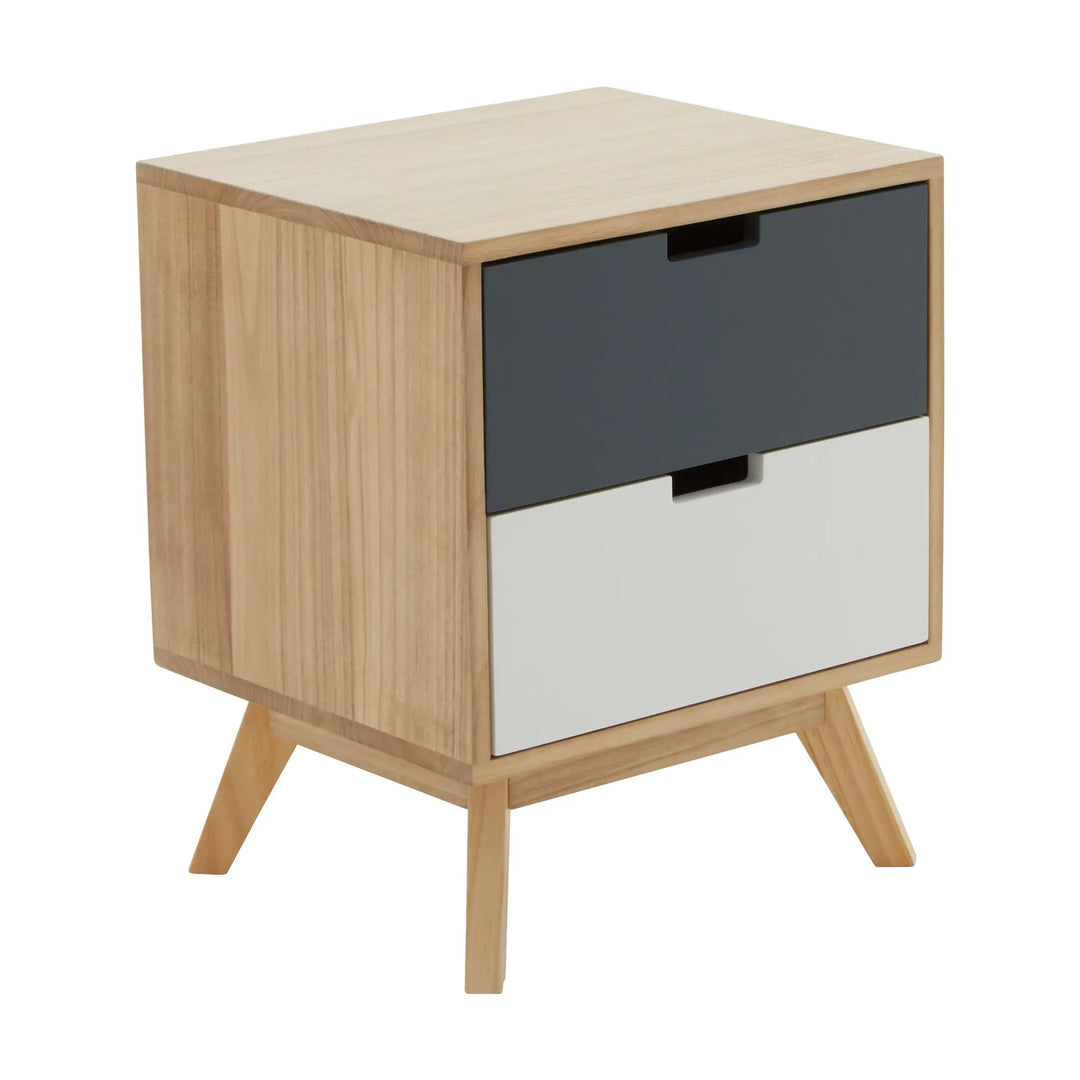 Wilton 2 Drawer Bedside Table Studio 55
