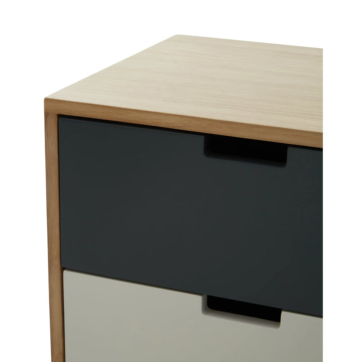 Wilton 2 Drawer Bedside Table Studio 55