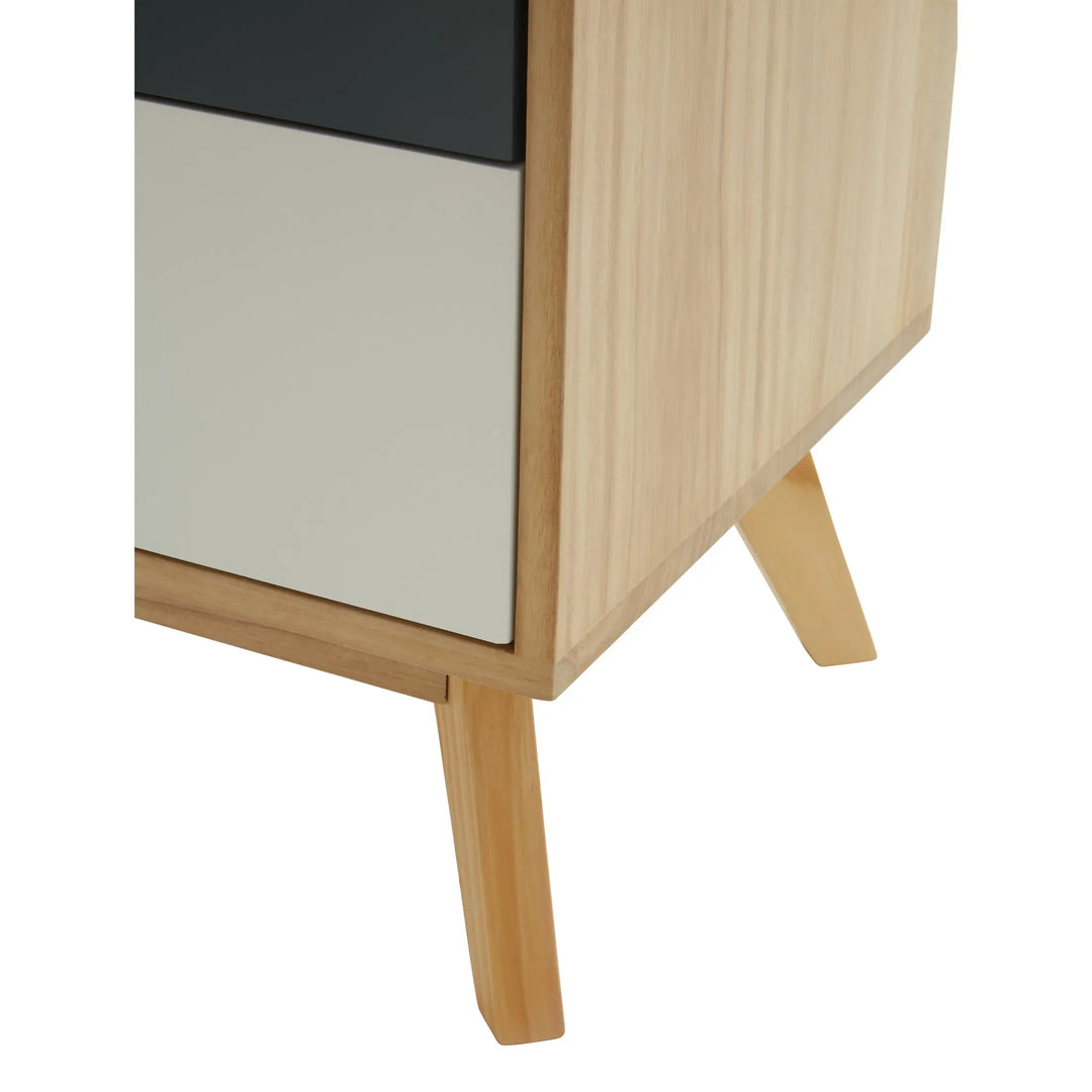 Wilton 2 Drawer Bedside Table Studio 55