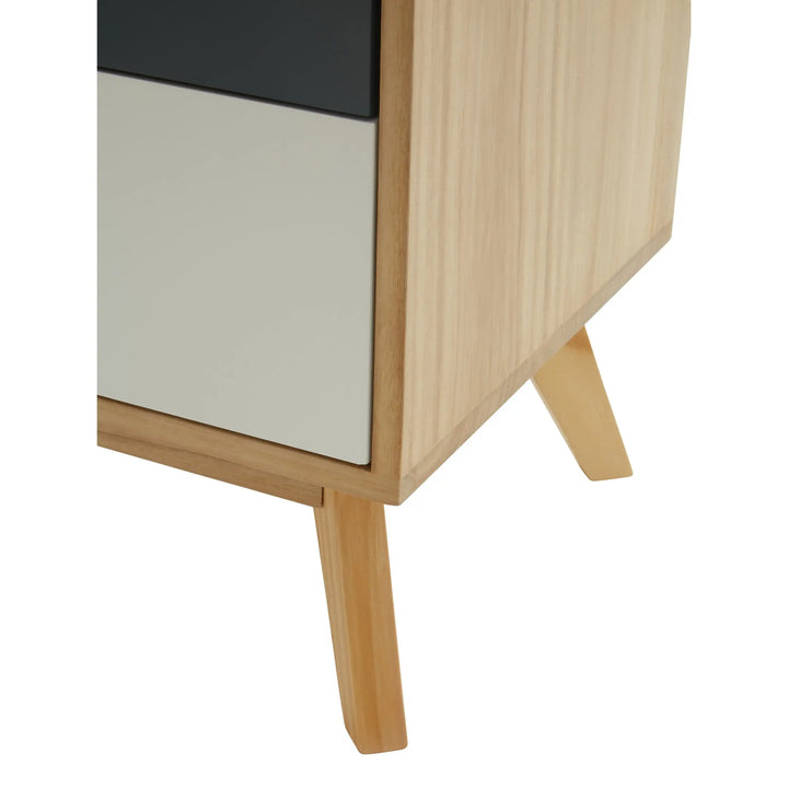 Wilton 2 Drawer Bedside Table Studio 55