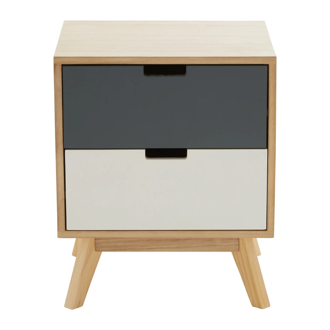 Wilton 2 Drawer Bedside Table Studio 55