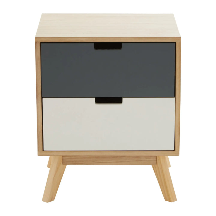 Wilton 2 Drawer Bedside Table Studio 55