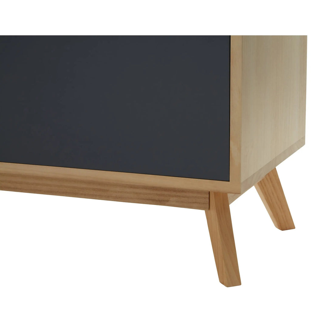 Wilton Media Unit – Mid-Century TV Stand with Hidden Storage Studio 55