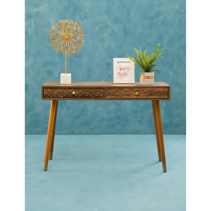 Freya Wooden Console Table with 2 Drawers Studio 55