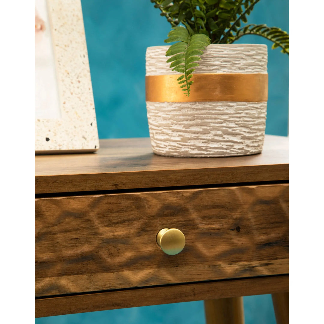 Freya Wooden Console Table with 2 Drawers Studio 55