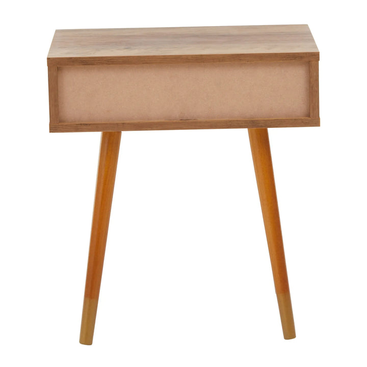 Freya Wood Veneer Bedside Table with 1 Drawer Studio 55