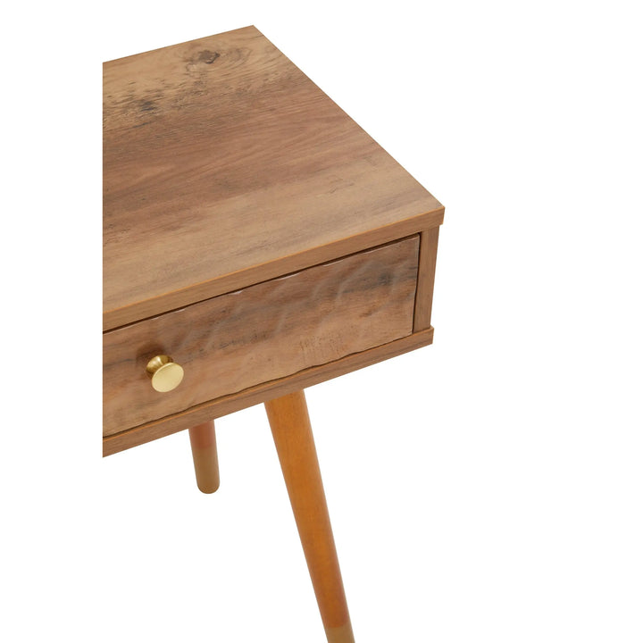 Freya Wood Veneer Bedside Table with 1 Drawer Studio 55