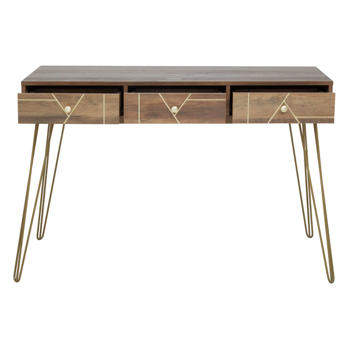 Flora Three Drawer Desk Studio 55