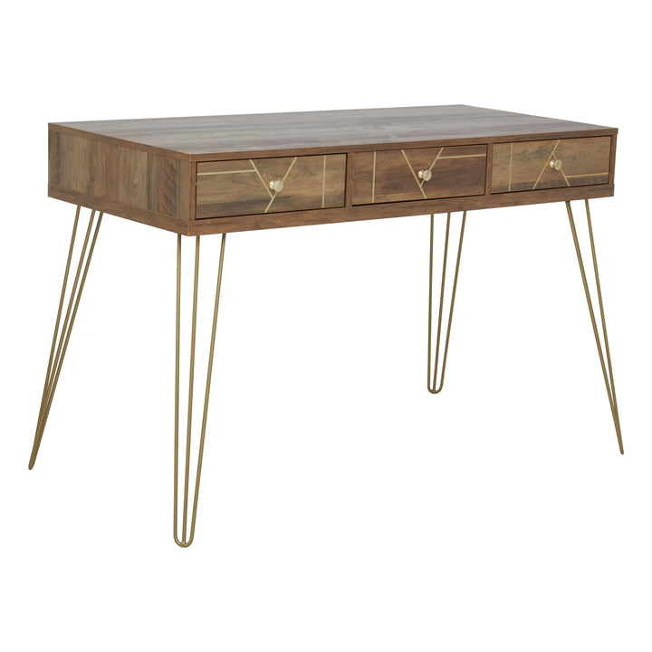 Flora Three Drawer Desk Studio 55