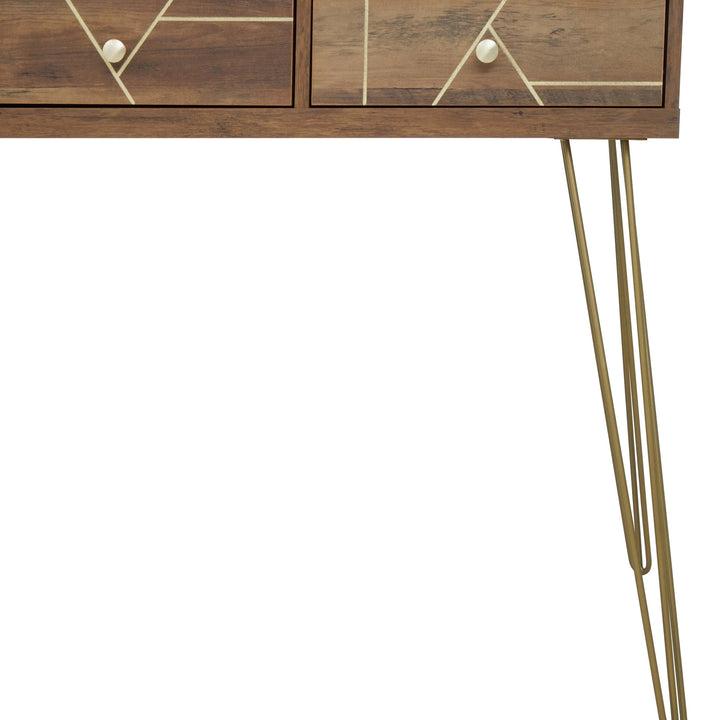 Flora Three Drawer Desk Studio 55