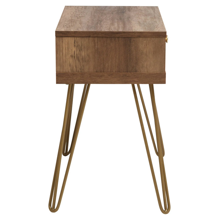 Flora 1 Drawer Draw Side Table with Hairpin Legs Studio 55