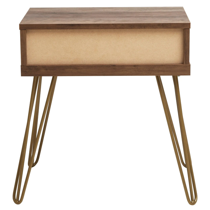 Flora 1 Drawer Draw Side Table with Hairpin Legs Studio 55