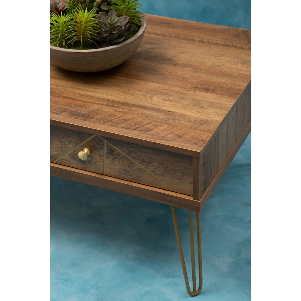 Flora Coffee Table with Drawers - Wooden Storage Table Studio 55