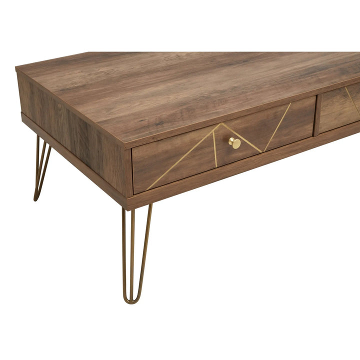 Flora Coffee Table with Drawers - Wooden Storage Table Studio 55