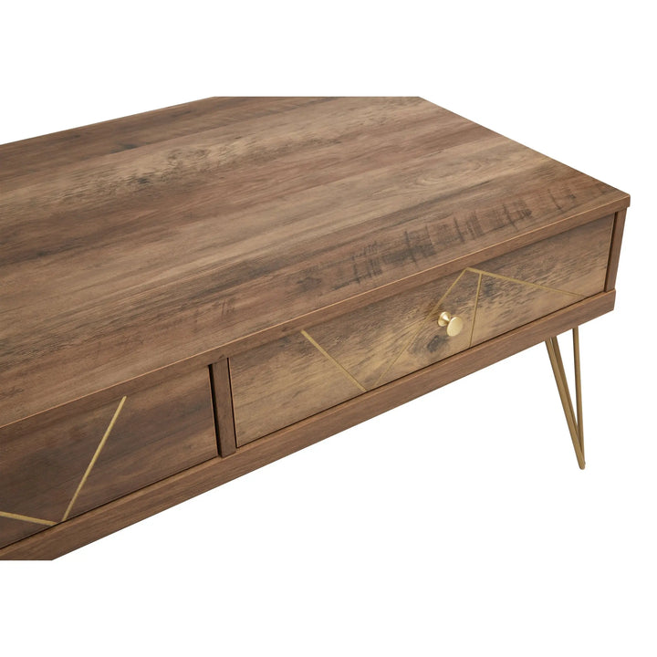 Flora Coffee Table with Drawers - Wooden Storage Table Studio 55