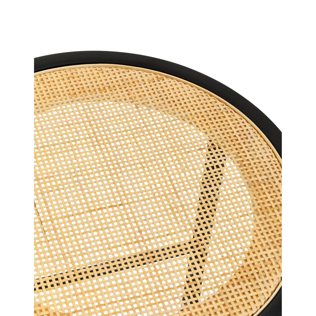 Derok Rattan Seat Stool with Metal Legs Studio 55