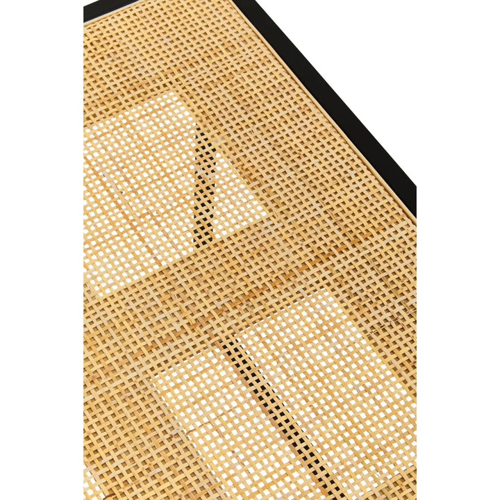 Derok Rattan And Metal Square Side Table Studio 55