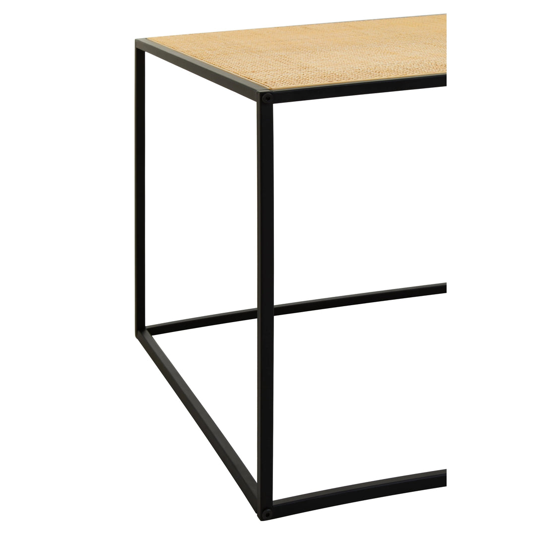 Derok Rattan And Metal Coffee Table Studio 55