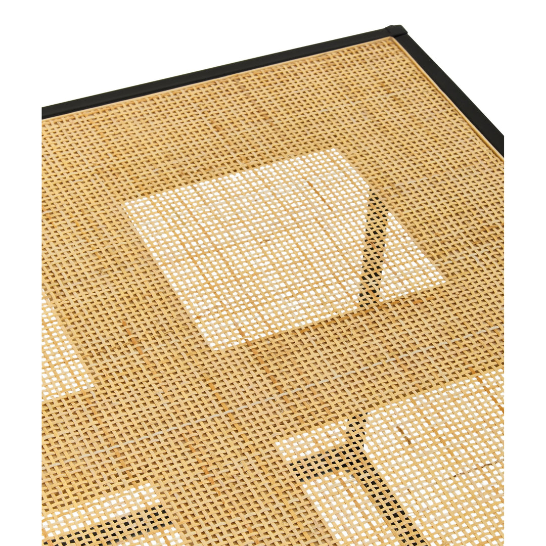 Derok Rattan And Metal Coffee Table Studio 55