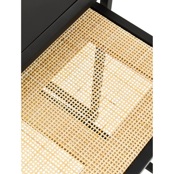 Derok Rattan And Metal Nest Of Two Tables Studio 55