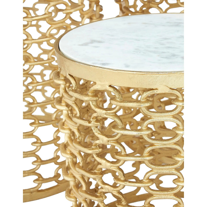 Tempran Set Of Three Aluminium Side Tables Studio 55