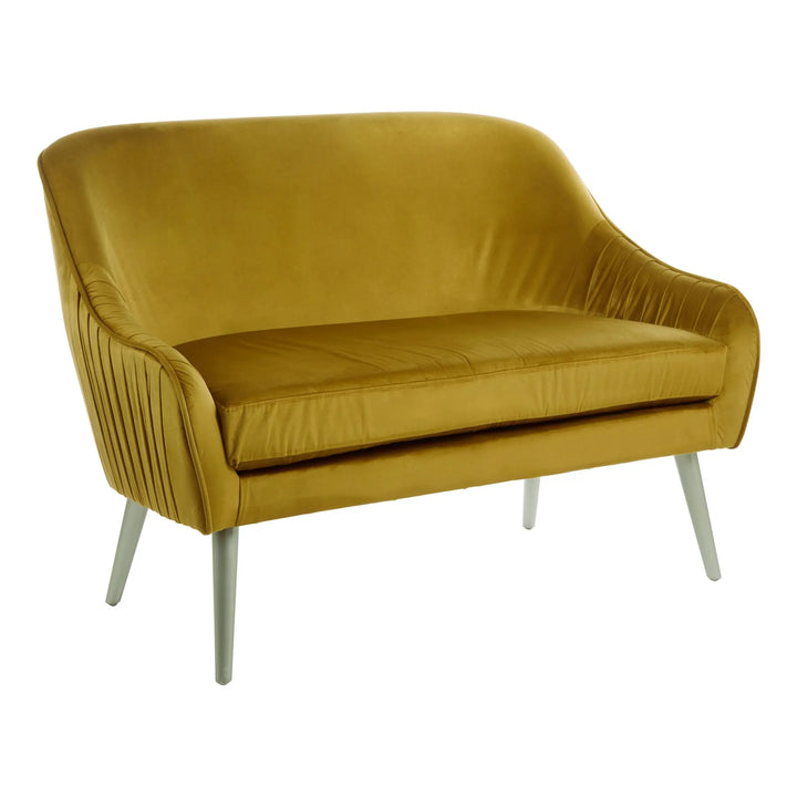 Lucero Mustard Velvet Sofa Studio 55