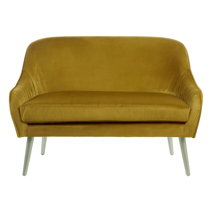 Lucero Mustard Velvet Sofa Studio 55