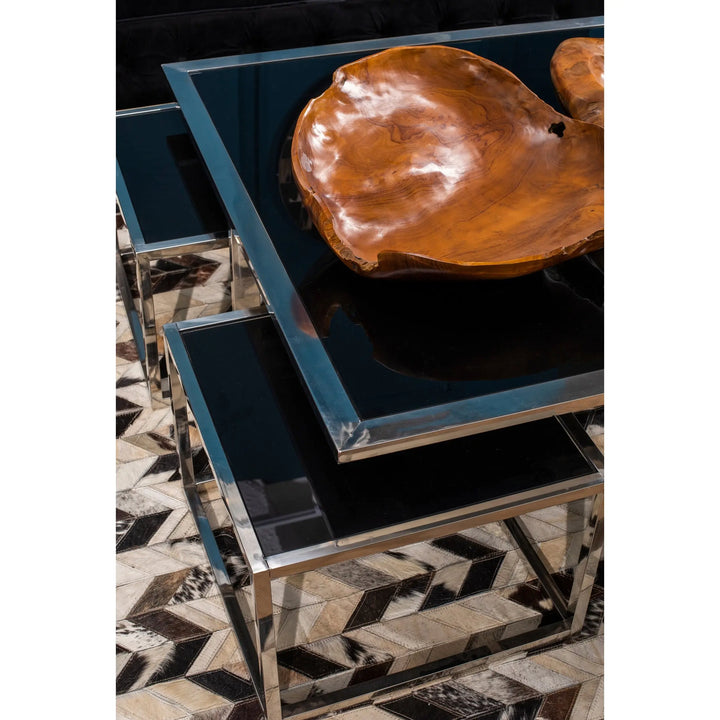 Hatton Silver Coffee Table And Stools Set Studio 55