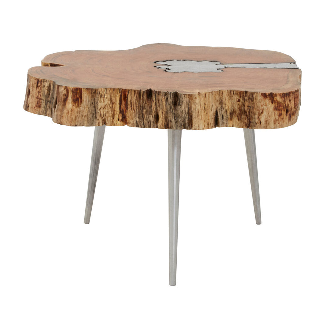 Almoro Acacia Wood Log Coffee Table Studio 55