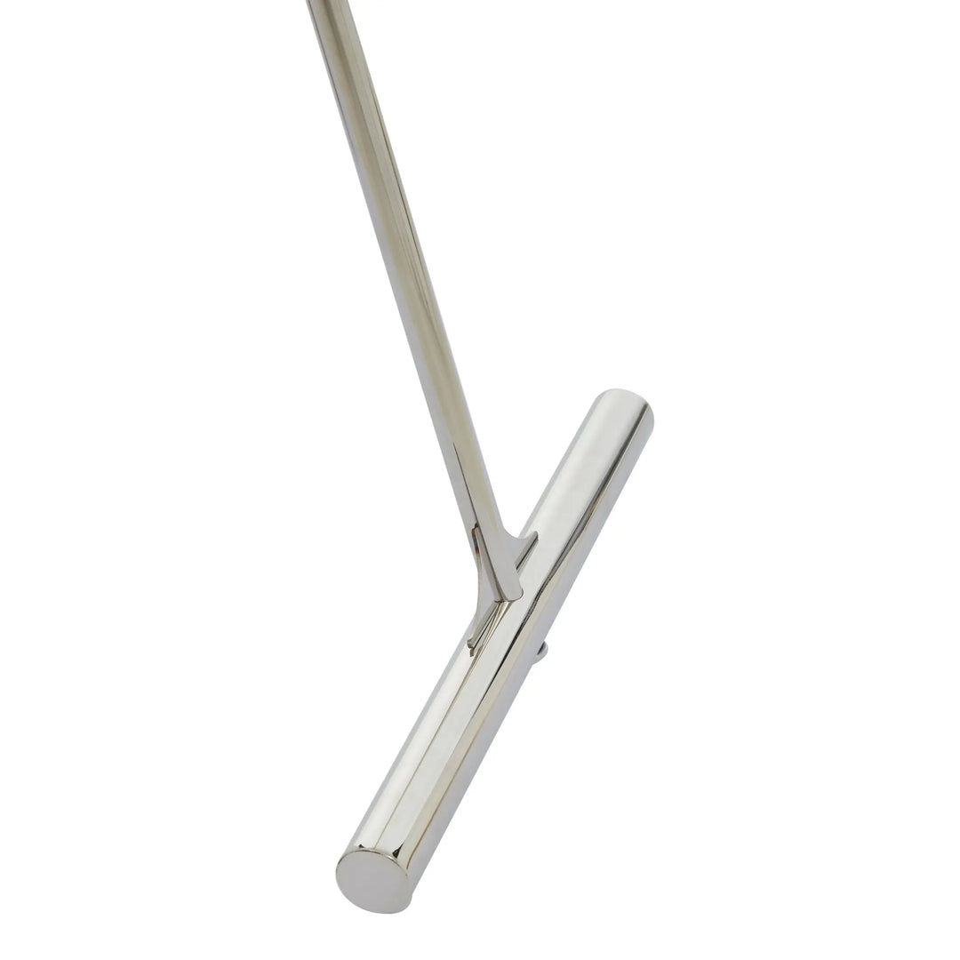 Orelia White Marble Effect End Table with Chrome Legs Studio 55