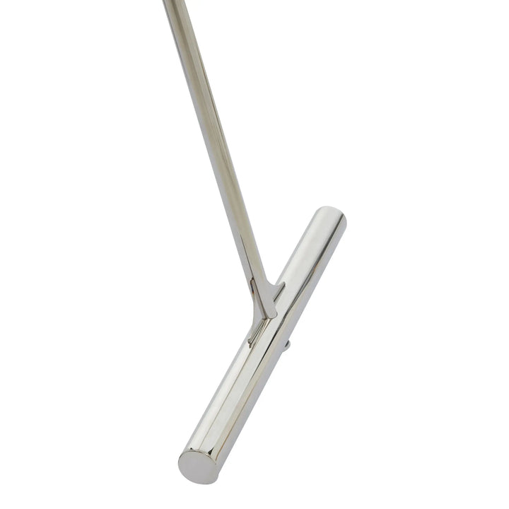 Orelia White Marble Effect End Table with Chrome Legs Studio 55