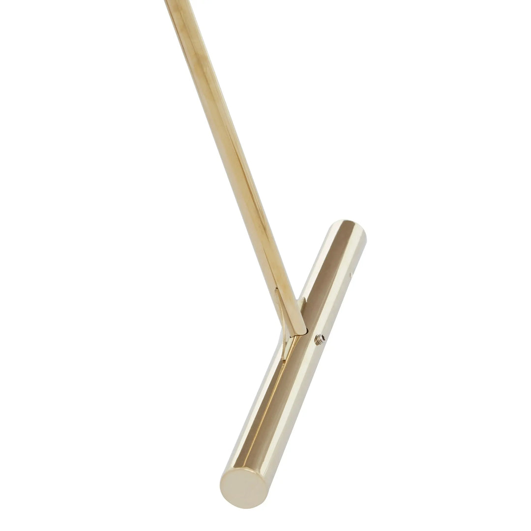 Orelia Black Marble Effect End Table with Gold Legs Studio 55