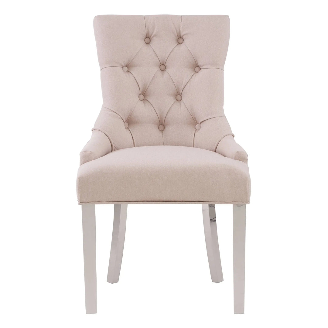 Harrington Natural Upholstered Dining Chair Studio 55