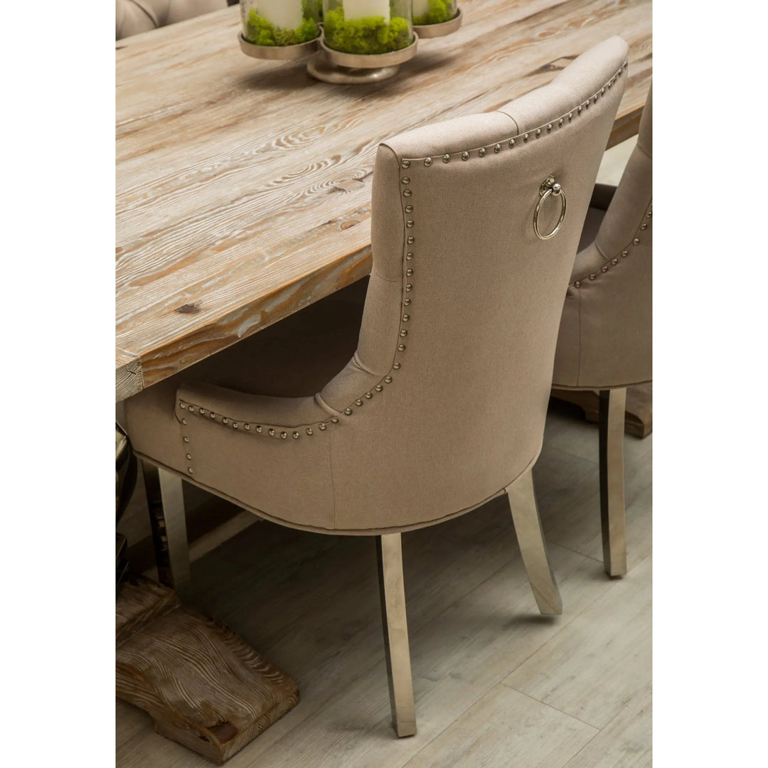 Harrington Natural Upholstered Dining Chair Studio 55