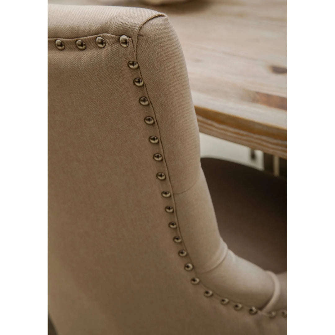 Harrington Natural Upholstered Dining Chair Studio 55