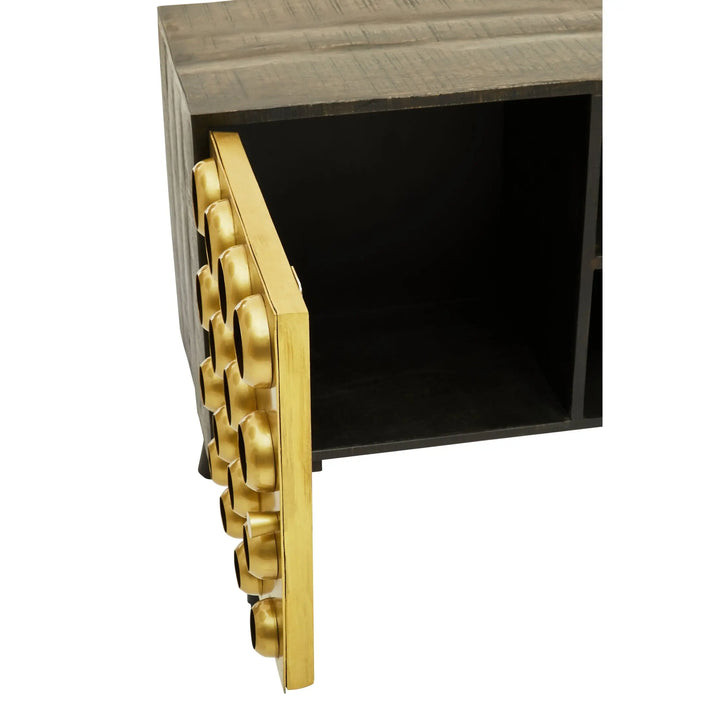 Arlex Mango Wood Media Unit Studio 55