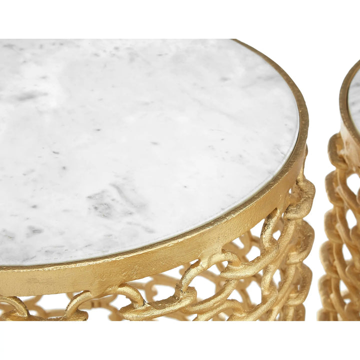 Tempran Set Of Three Aluminium Side Tables Studio 55