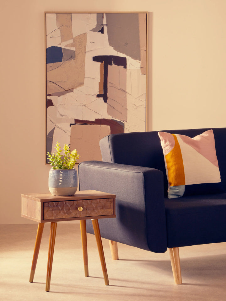 Freya One Drawer Side Table Studio 55