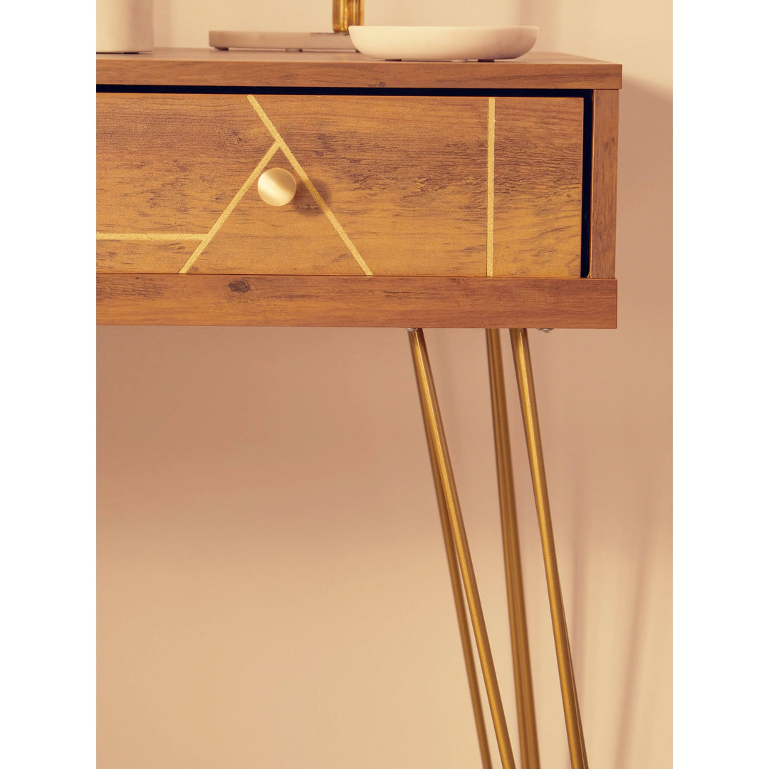 Flora Three Drawer Desk Studio 55