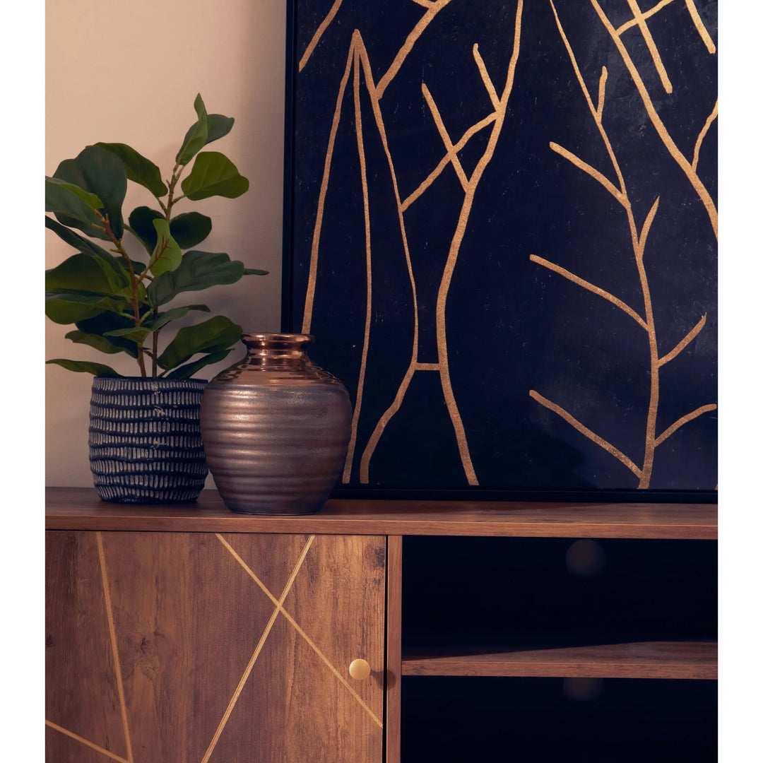 Flora Media Unit – Mid-Century TV Stand with Drawers & Shelves Studio 55