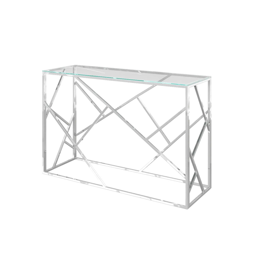 Kiveta Clear Glass Console Table Torelli